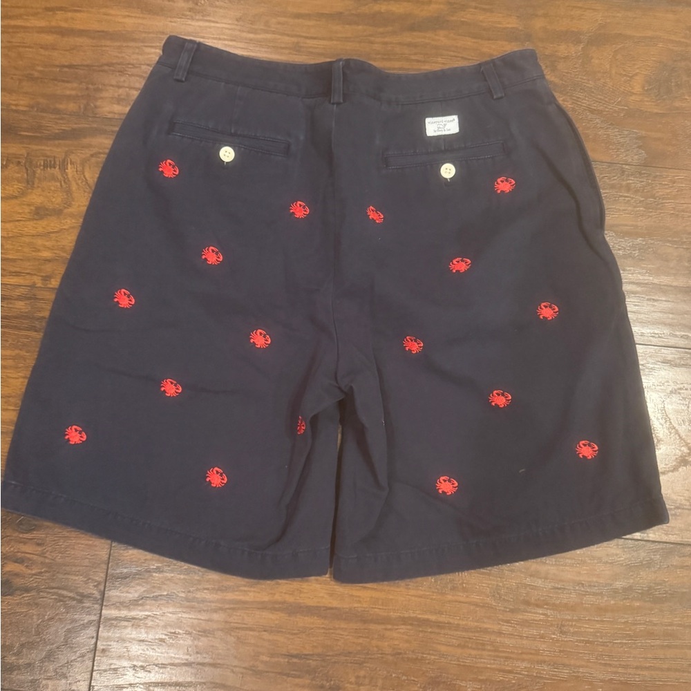 Vineyard Vines men's shorts with a crab pattern.